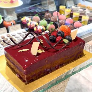 Cherry Chiffon Mousse Cake