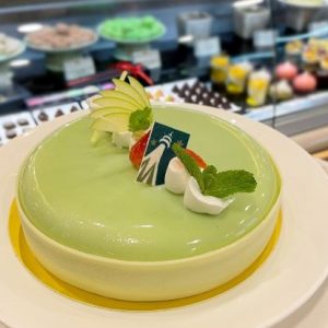 Green Apple Mousse Cake